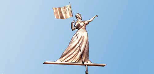 Goddess of Liberty  Weathervane