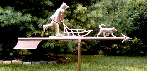 Dog Sled Weathervane