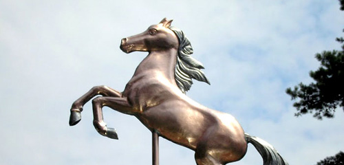 Rearing Horse Weathervane