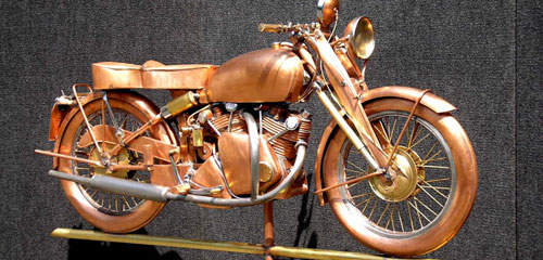 Motorcycle Weathervane