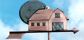 Barn With Moon